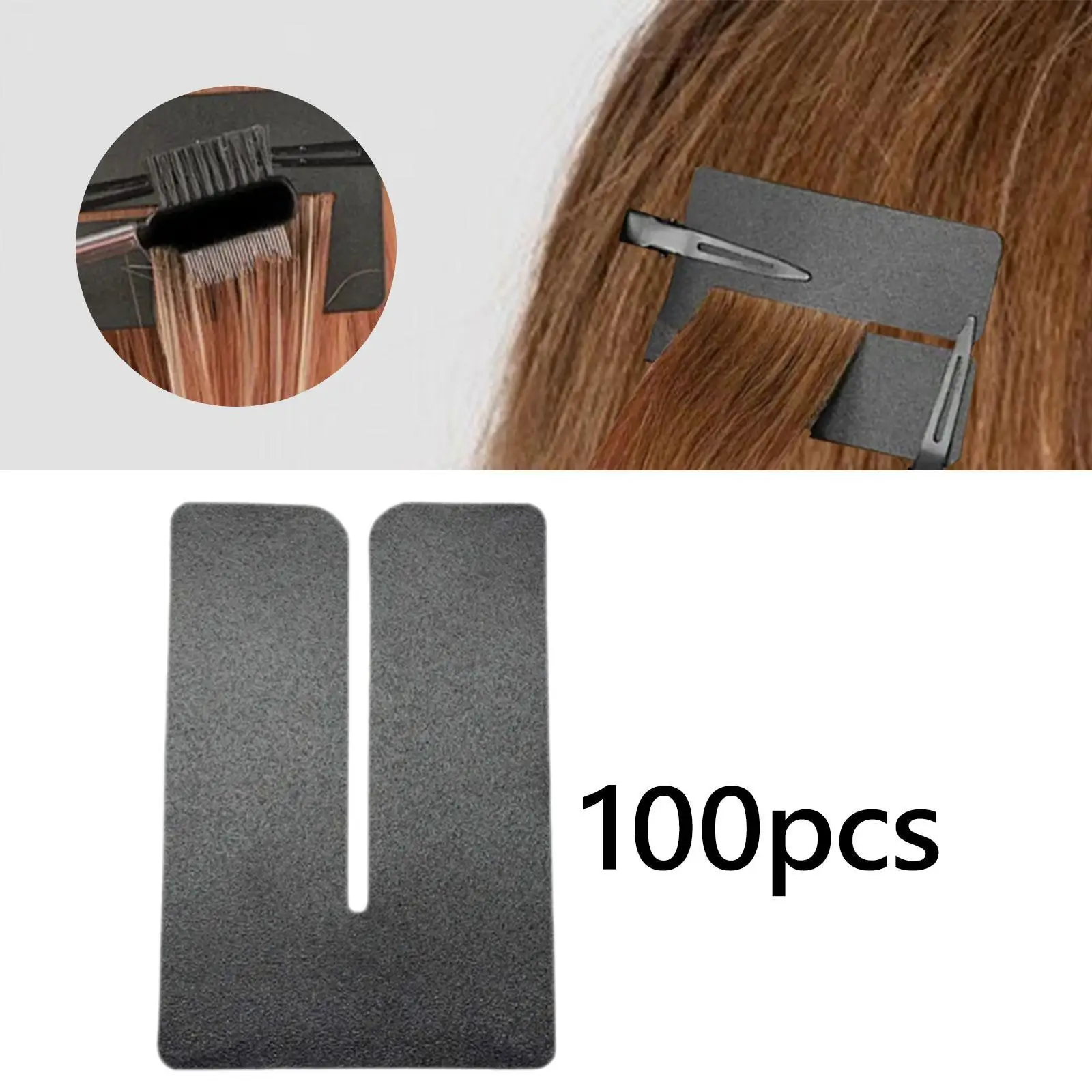 100x Hair Extension Heat Protector Hairdressing Supplies Heat Shield Guards Heat Scalp for Barbershop Barber