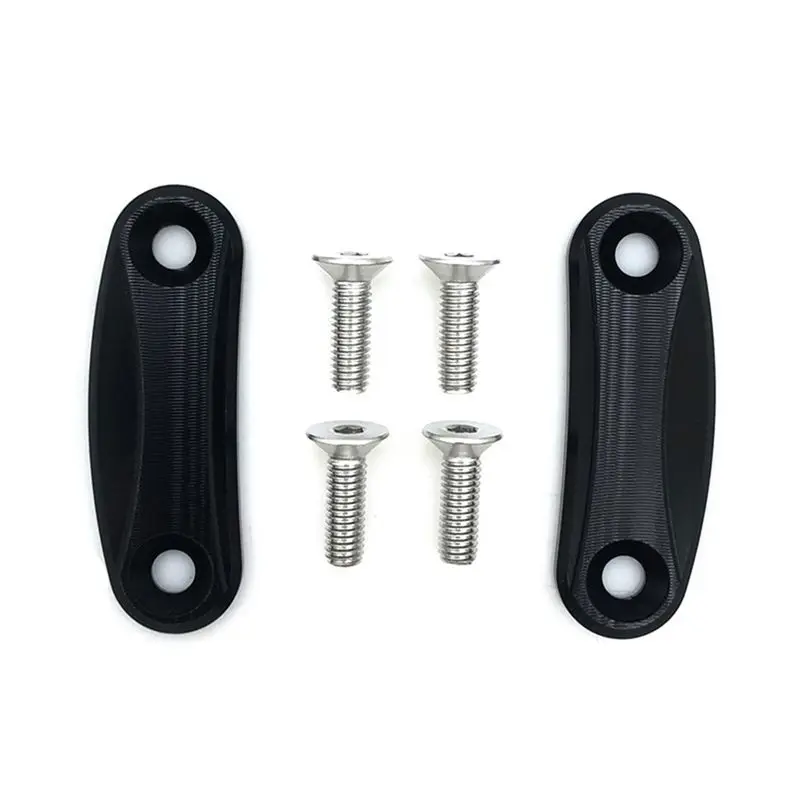 Stablize Motorcycle Block OFF Plate Mirror Chassis Code Cap Base For Kawasaki ZX10R 2016-2023 ZX6R 2019-2023 Parts (Black)