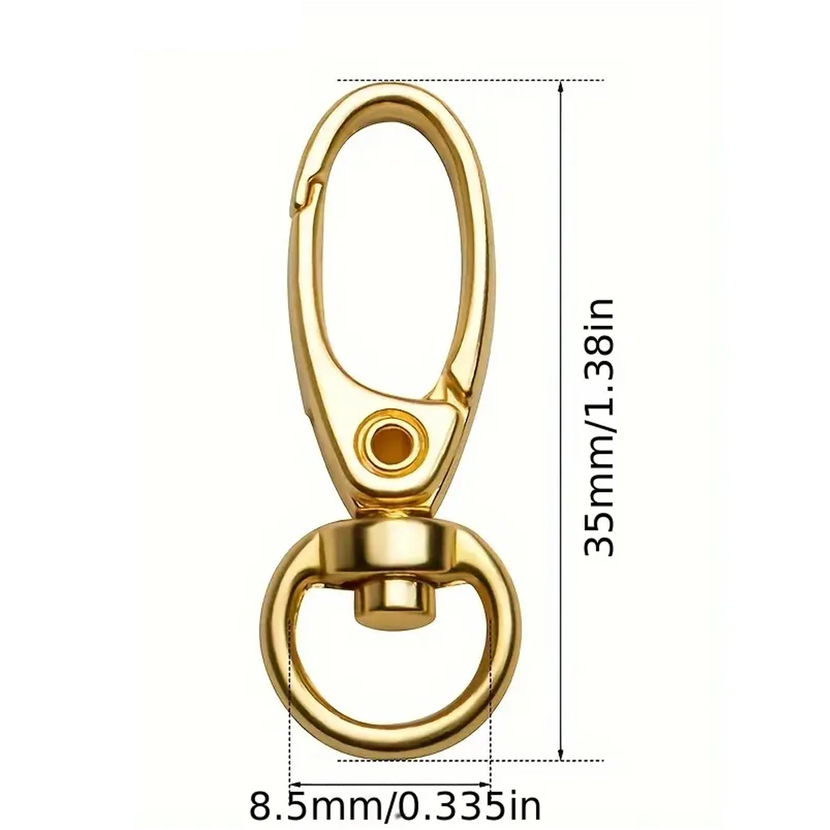 5/15/30 PCS Swivel Metal Keychain Lobster Clasps Spring Hooks for Keychains Making Bag Accessories DIY Crafts Gifts