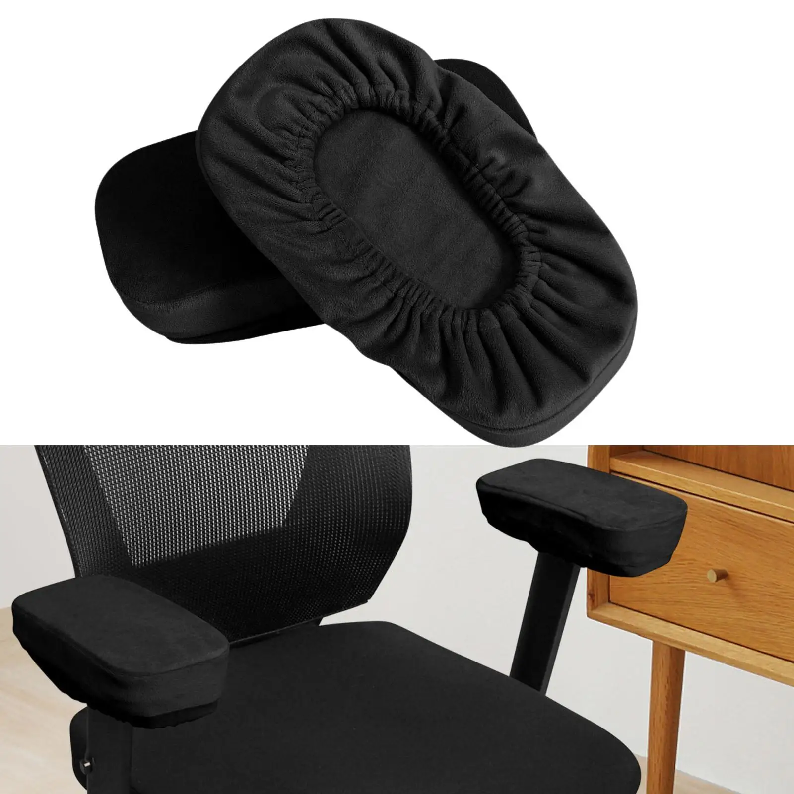 

2Pcs Chair Armrest Pad Office for Game Chair, Wheelchairs Chair Armrest Pads