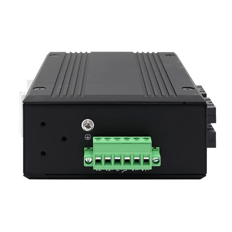 UOTEK UT-62204 100M 4 puertos de fibra 4 puertos RJ-45 interruptor industrial