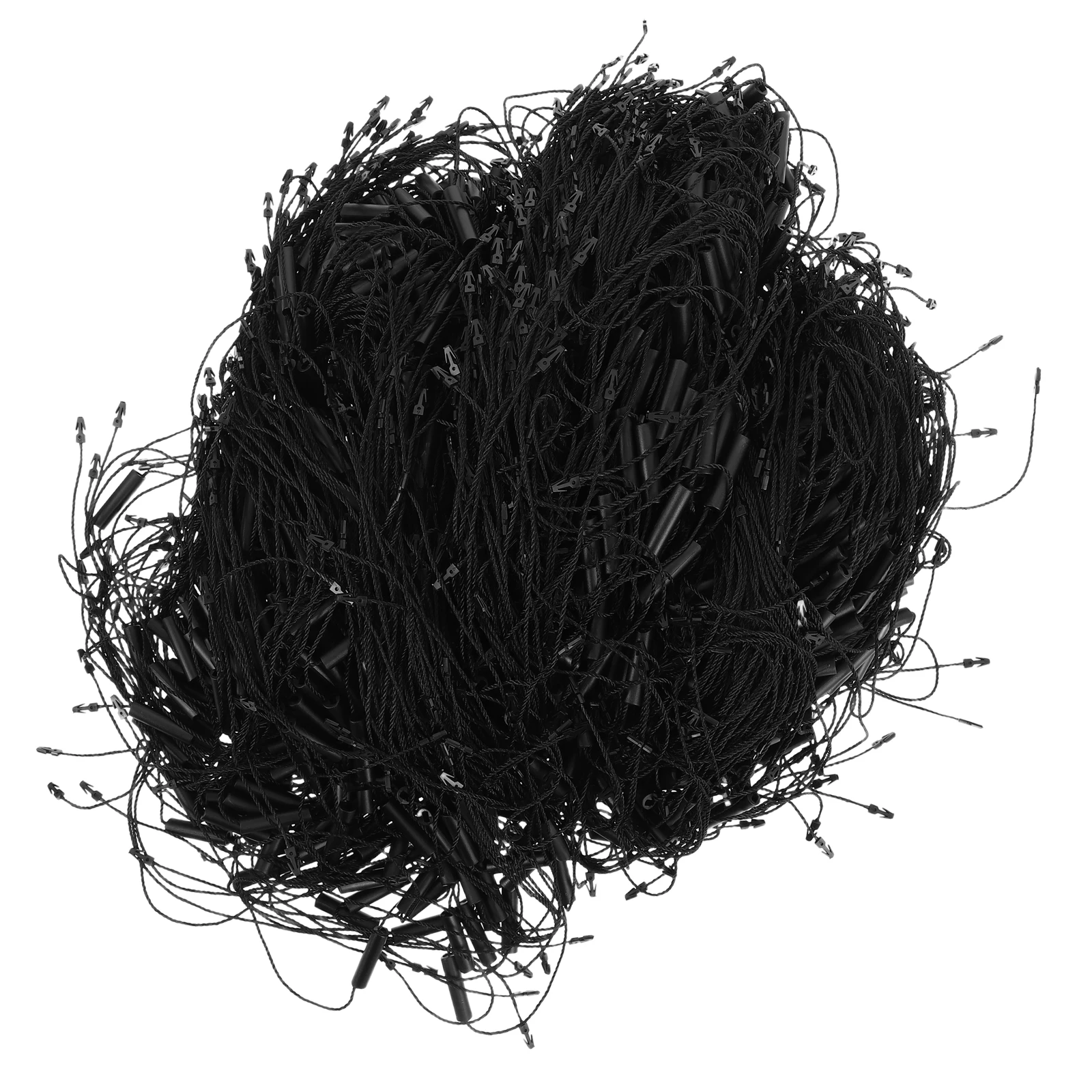 

Tag Rope Cylindrical Double Lock Strings for Clothing Labels Clothes Cylinder Accessories Supplies One Time Use Plastic