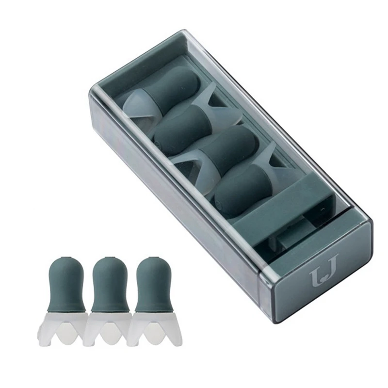 L72A-Soft Silicone Soundproof Earplugs For Sleep Noise Reduction Reusable Ears Plugs