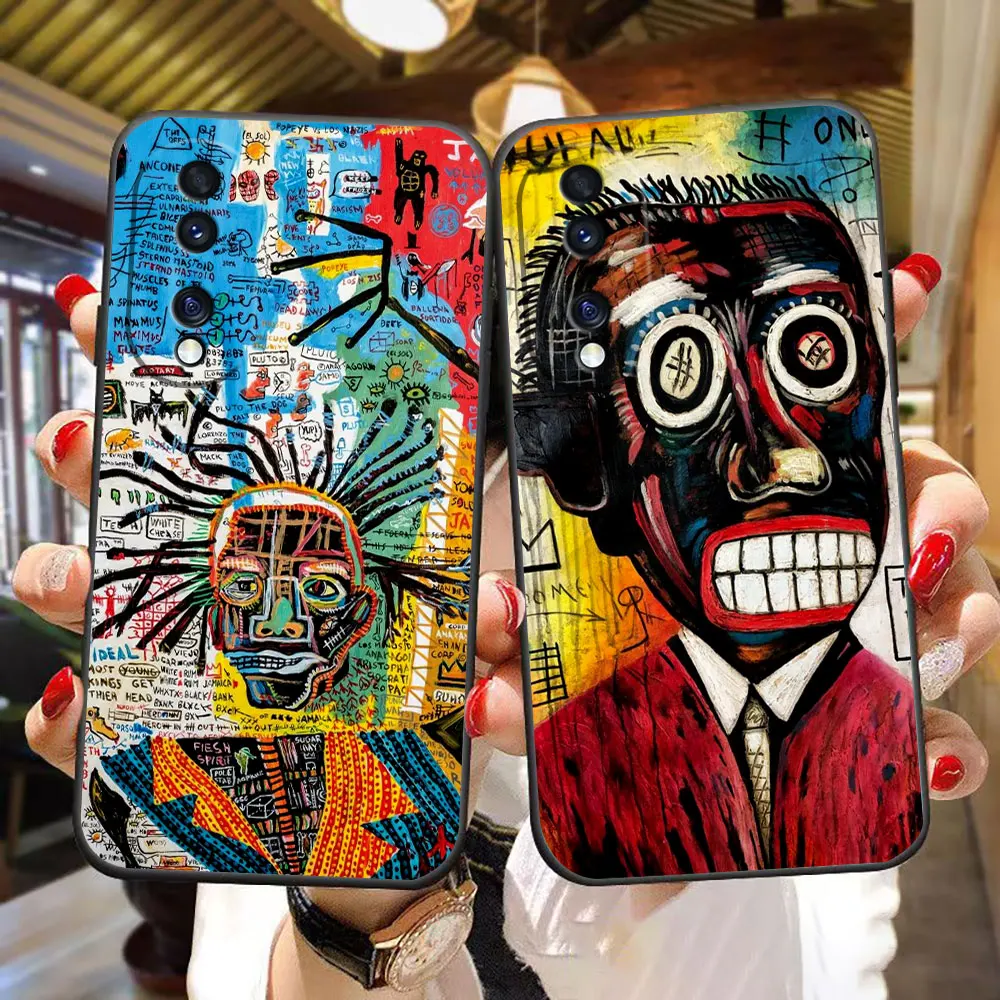 

Michel B-Basquiat Graffiti Phone Case For HUAWEI NOVA Y70 3I 7I 8I 9 P30 Y9 HONOR 8X 9X 20 90 X6B X7 X7A X7B X8B X9 X9B X9A Case
