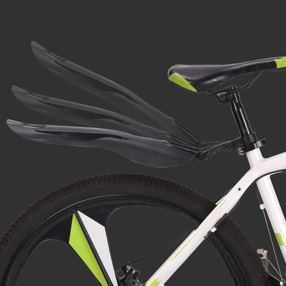 

2pcs Bicycle Mudguards Front Rear Durable Plastic Universal Bike Mud Flaps For Mountain Road Tire Resistant Long
