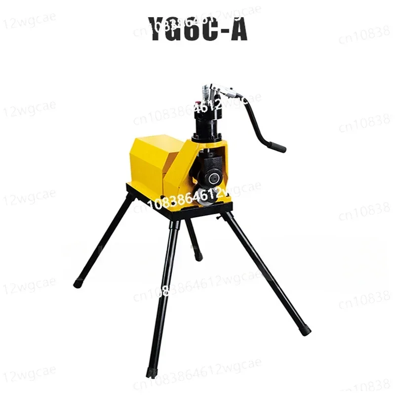 2-8 Inches Iron Tube 220v / 380v Stainless Steel Pipe Electric Hydraulic Tools with Roller Rolling Slotted Grooving Machine