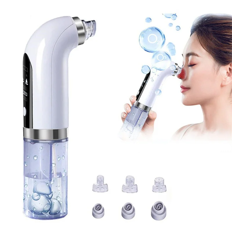 

Beauti Product Facial Lift Face Cleaner Electric Micro Small Bubble Water Cycle Acne Pimple Pore Vacuum Blackhead Remover