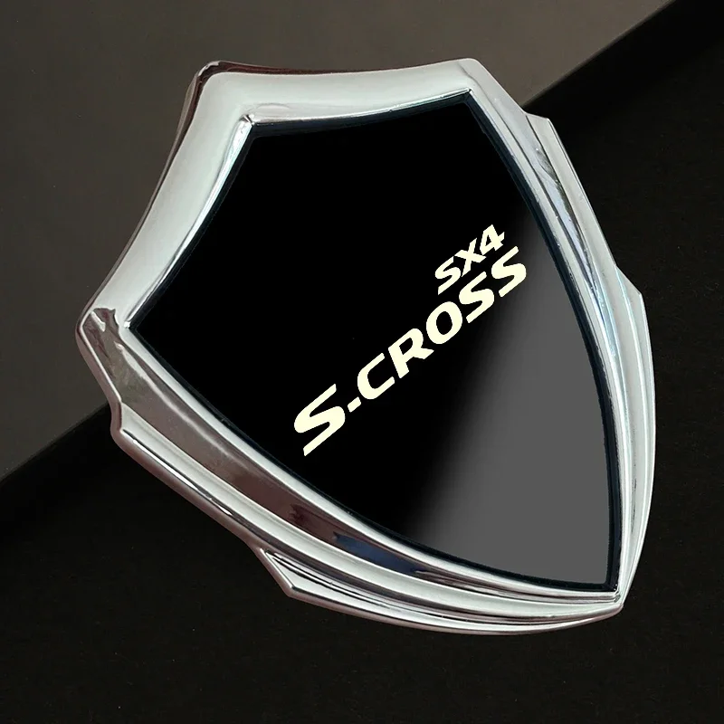 auto accessory 3D metal accsesories car stickers for suzuki scross s-cross sx4 kizashi