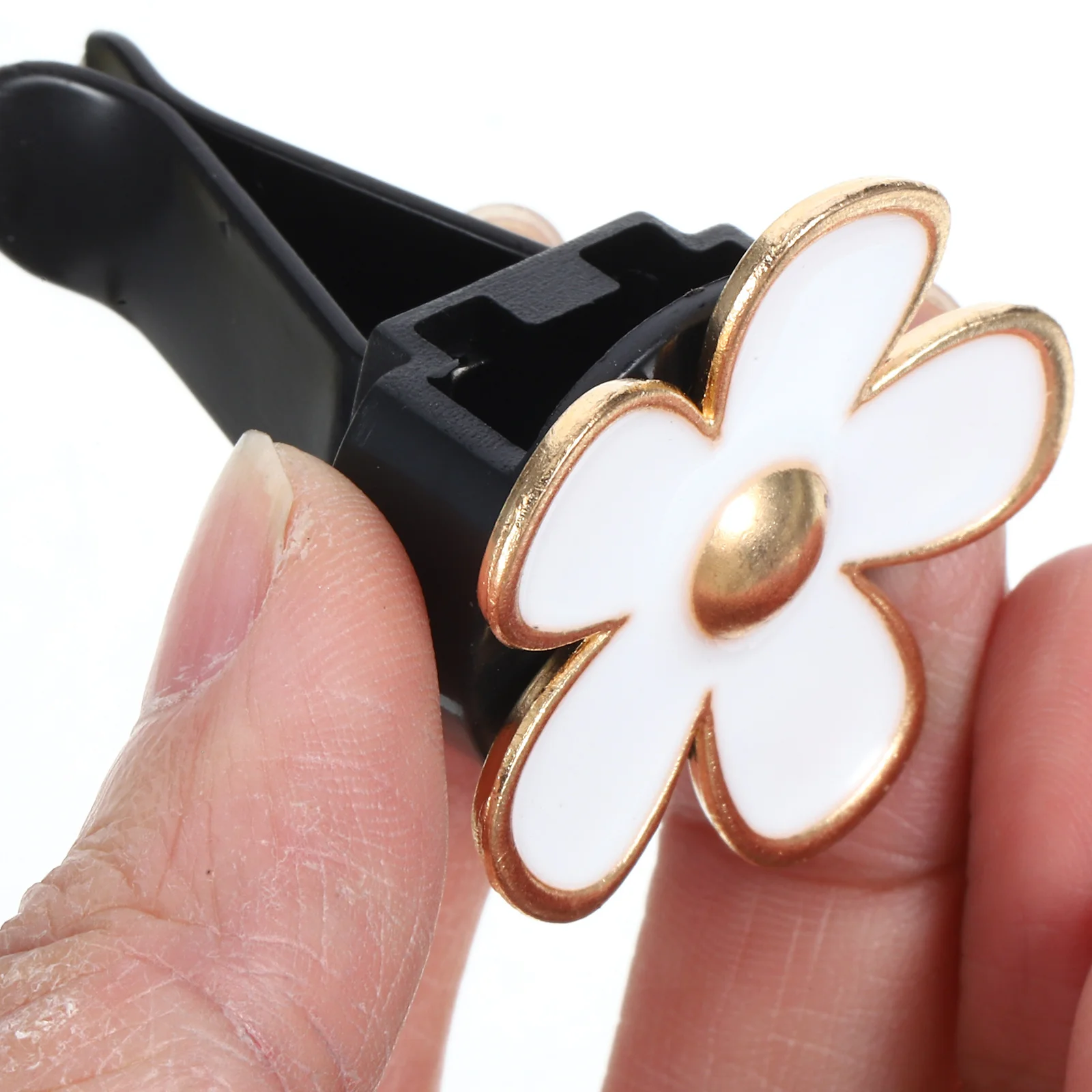 

4Pcs Car Interior Aroma Decoration Durable Compact Air Vent Freshener Clips Creative Car Outlet Diffuser Clip Set