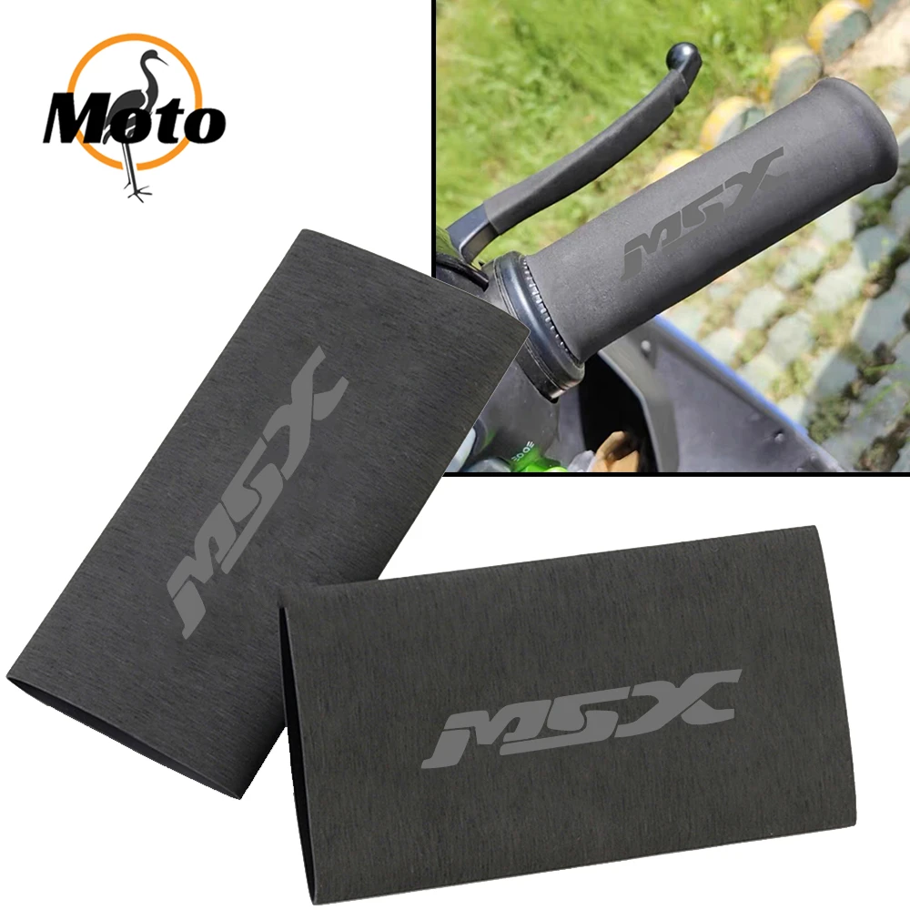

New For Honda MSX125 Grom MSX 125 2013-2024 Motorcycle Accessories Heat Grip Cover Non-slip Rubber Valve Stem Caps Key chain
