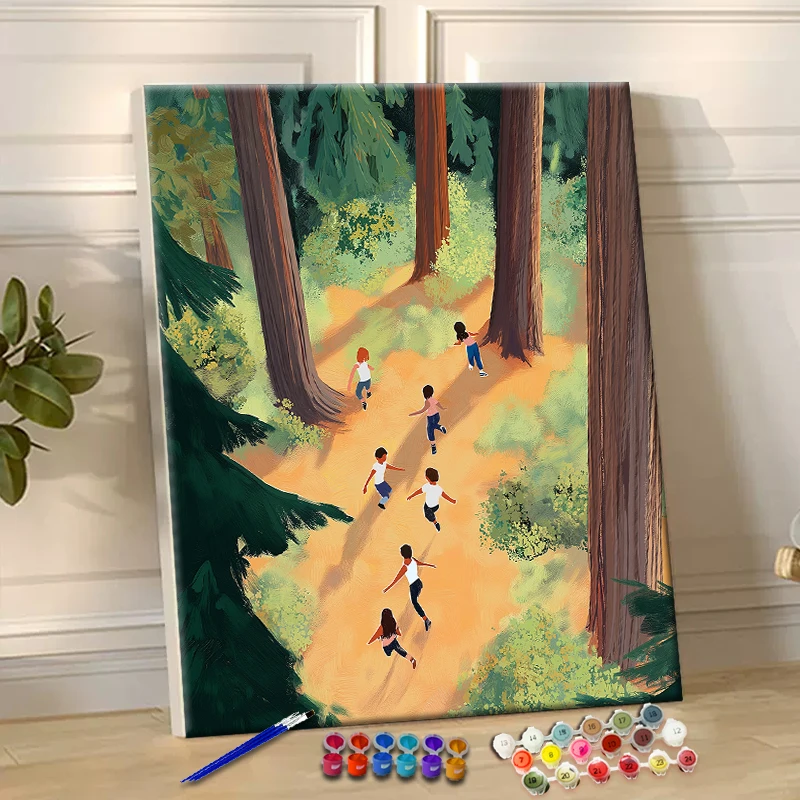 

Картина по номерам, хованка и шок, акриловая краска, холст, дропшиппинг, портрет, семейные детские фото, рождественские подарки