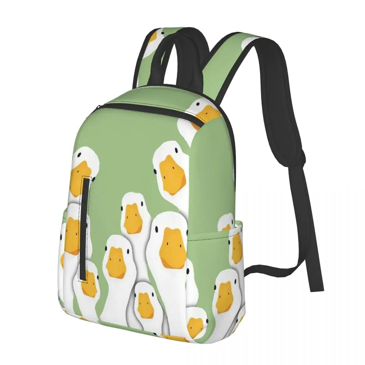 Cartoon Popular Goose Animal Student Backpack School Bag Hiking Travel Daypack for Men Women Bookbag Shoulder Bags