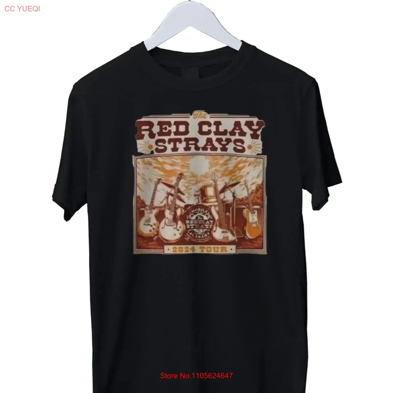 The Red Clay Strays Tour 2024 T Shirt Mens S M L XL 2 3 4 long or short sleeves vintage Washed Comfortable graphic Versatile
