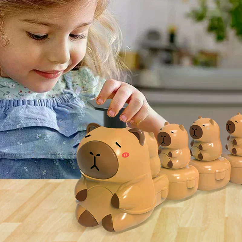 Fascinating Capybara Cartoon Stuffed Dolls Vehicle Squeeze Play Self-Education Kid's Toy Festive Gift Table Decorations