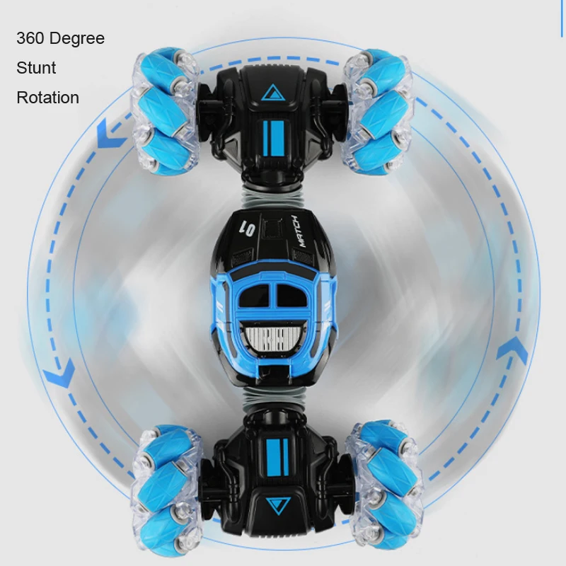 1:16 Drift Gesture RC Car - 2.4GHz Indução Torção Dupla Face Uma Chave Transformar Stunt Toy Boy Gift