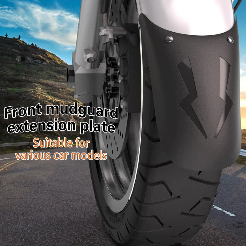 Universal Motorcycle Lengthen Front Rear Or Front Wheel Extension Mudguard Splash Guard For Motorcycle