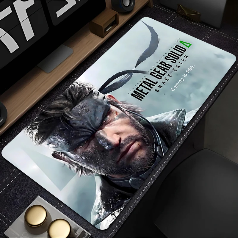 Mauspad, großes Spieler-Computer-Tastaturpad, Schreibtischunterlage, rutschfest, Cartoon-Tischunterlage, PC-Teppich, METAL GEAR Mousepad Untersetzer XXL