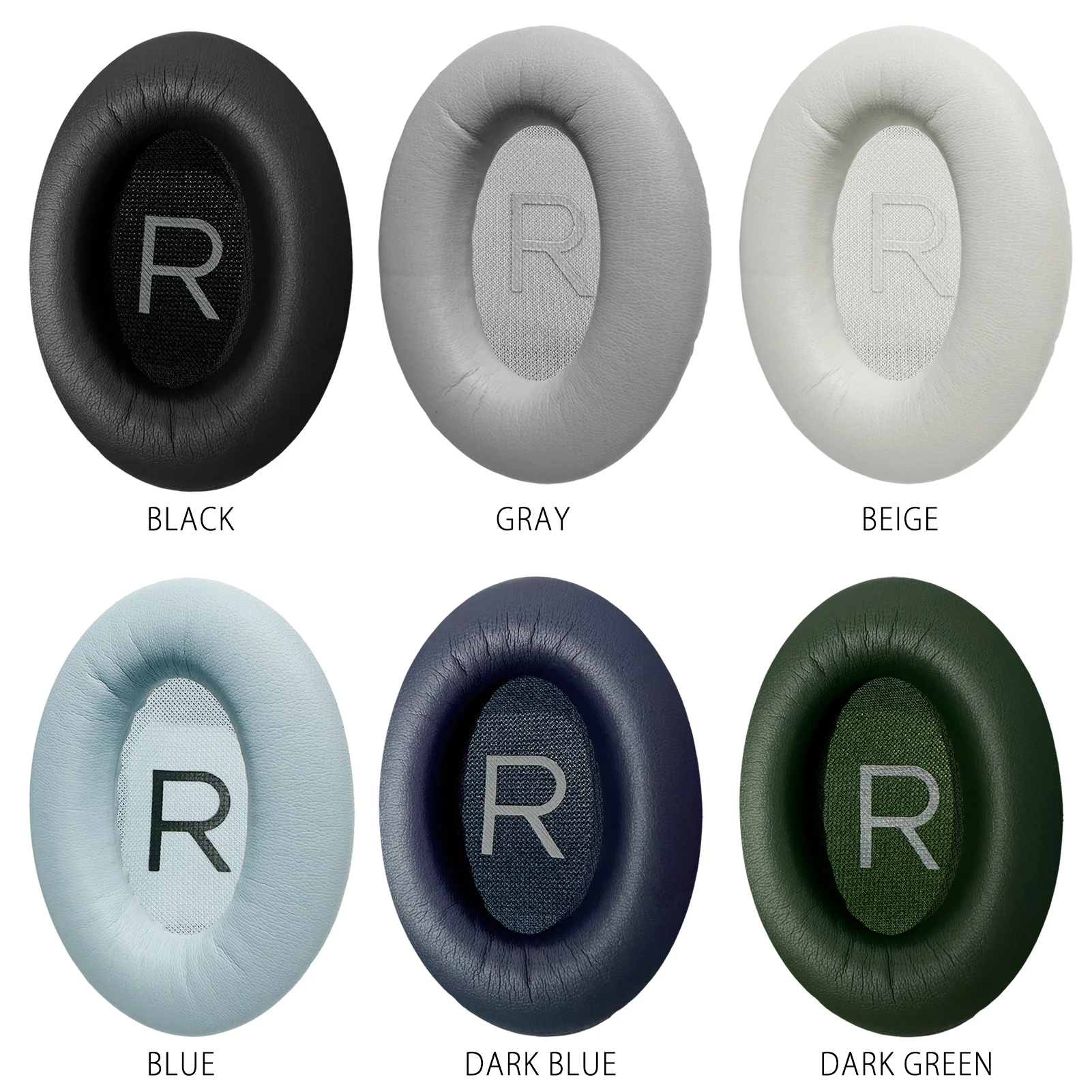 Nullmini استبدال وسادات الأذن ل Bose QC35 QC35II QC45 سماعات بطانة للأذن وسادة غطاء للأذنين كم عقال #2