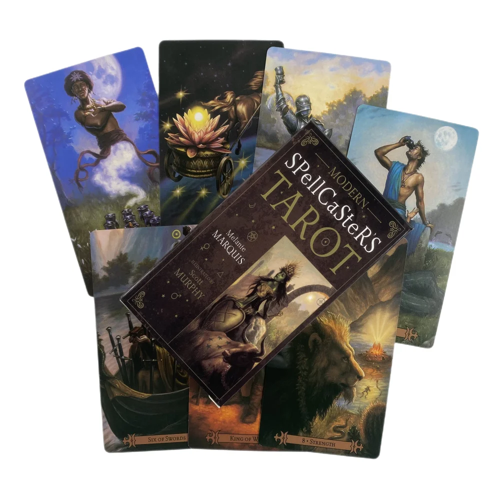 Black Cats Tarot Cards Divination Deck English Versions Edition Oracle Board Playing Game For Party