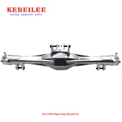 KEBEILEE CNC 7075#Aluminum Rear Axle housing For Losi Super Baja Rey 2.0 1/6 New