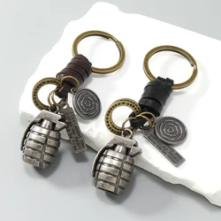 Fashion jewelry grenade shape pendant keychains