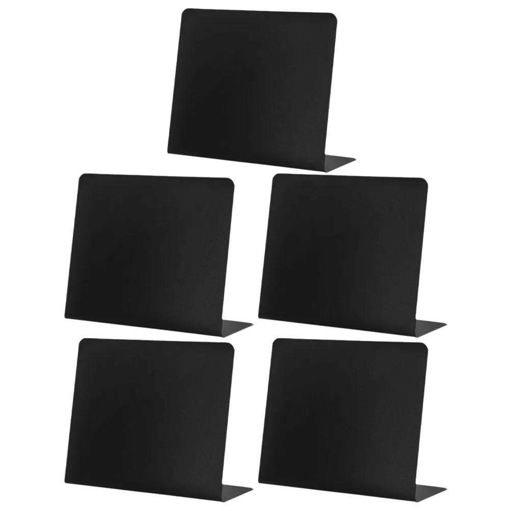 

5Pcs Small Blackboard Signs Erasable Standing Memo Board Desktop Message Board for Wedding Party Restaurant