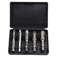 ABFY-5Pcs Damaged Screw Extractor Drill Bit High Speed Steel Double Easily Take Out Side Drill Out Broken Screw Remover Bolt