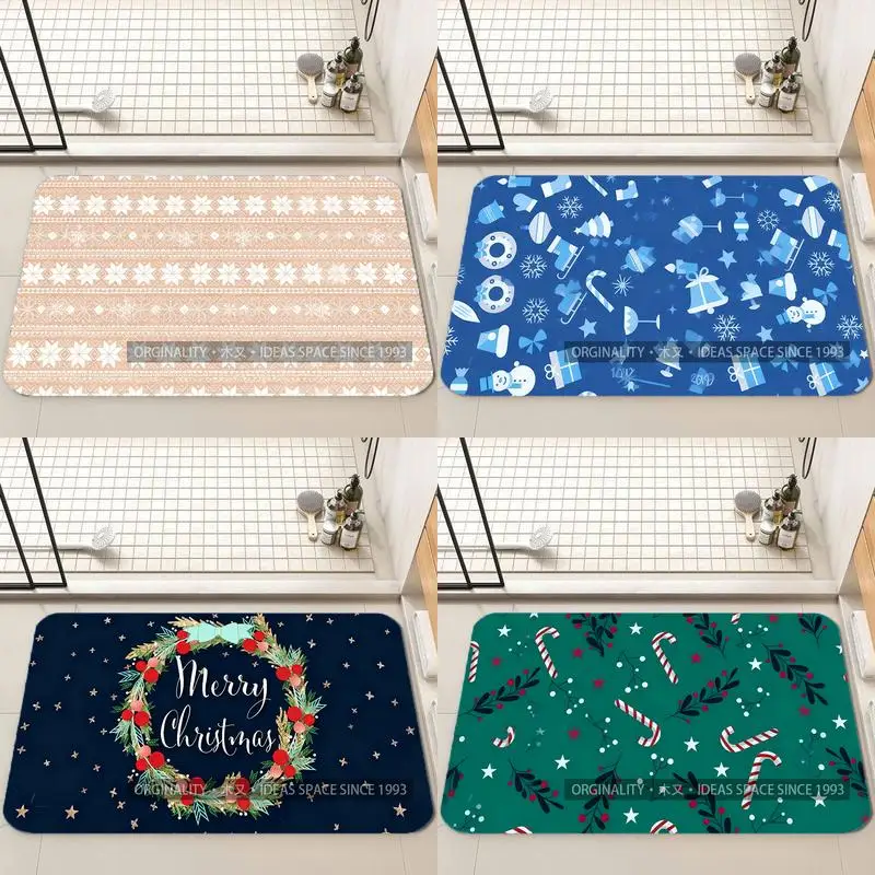 

Patterned Snowflake Floor Mat Living Room Decoration Home Sofa Non-Slip Carpet Study Bedroom Tatami Children'S Soft Floor Mat