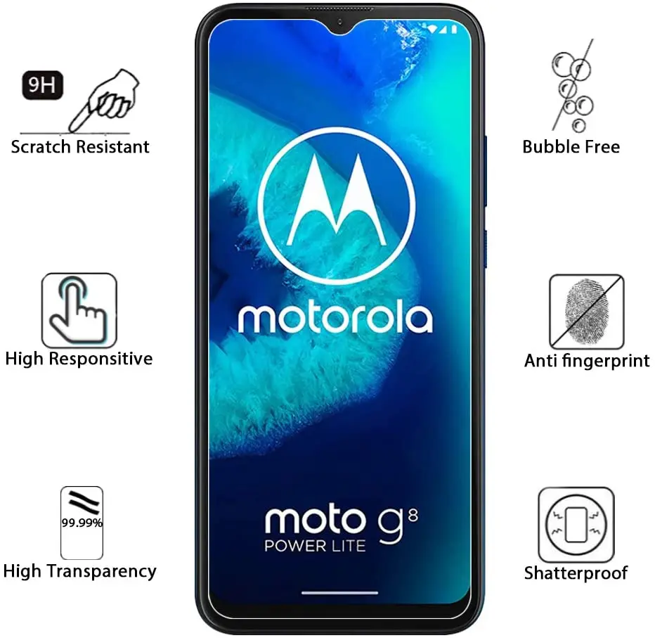3 Stück HD-Displayschutzfolie aus gehärtetem Glas für Motorola Moto G71 5G G31 G22 G32 G41 G51 G71 G53 G73 G42 G52 G72 G13 G23 – Detail 1