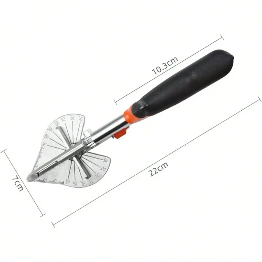 Multi Angle Miter Shears,45-135 Degree Adjustable Angle Scissors,Multifunctional Quarter Round Cutting Tool, Angular Cutting Molding,Hand Tools For Cutting Soft Wood, Plastic, PVC