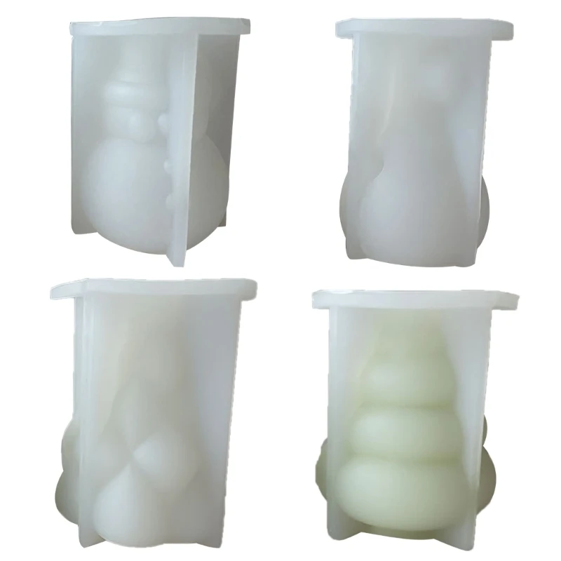 

Face-less Old Man Silicone Mold Christmas Tree Ornaments Making Soap 37JB