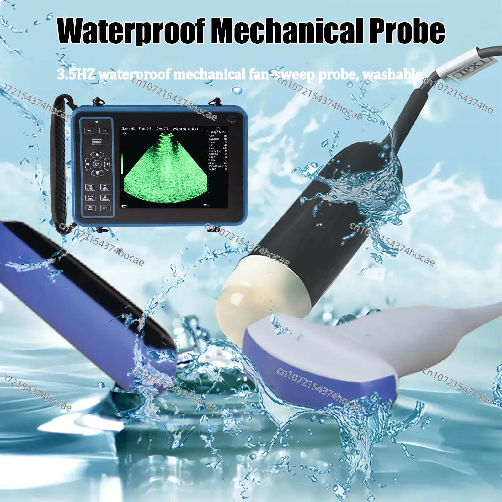 

Portable Animals Ultrasound Veterinary Machine Vet Handheld Scanner for Equine Cow Camels Goat Dog Cat