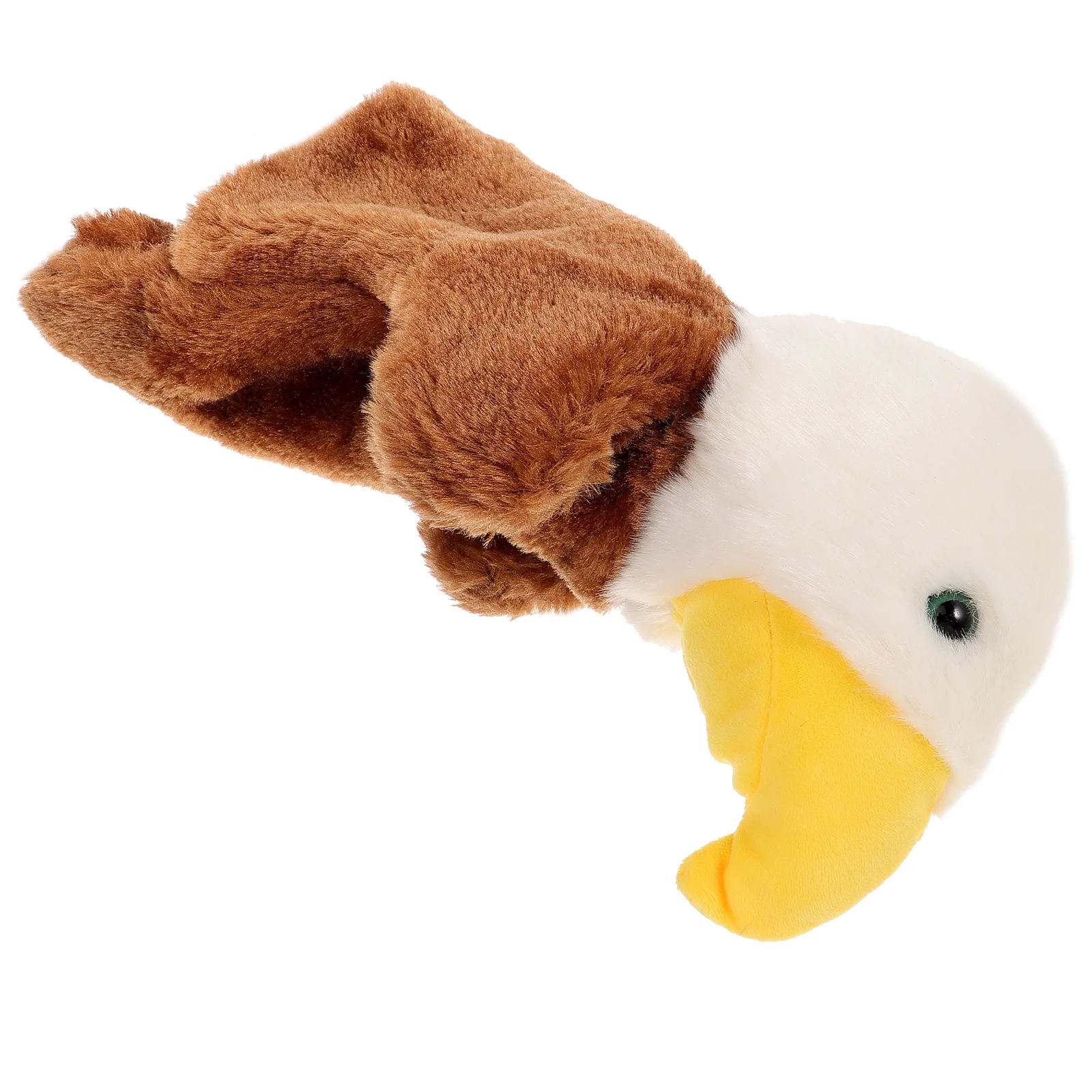 1Pcs Eagle Simulation Hand Puppet Comfortable Design Storytelling Role Hand Puppets Interactive Gift for Child