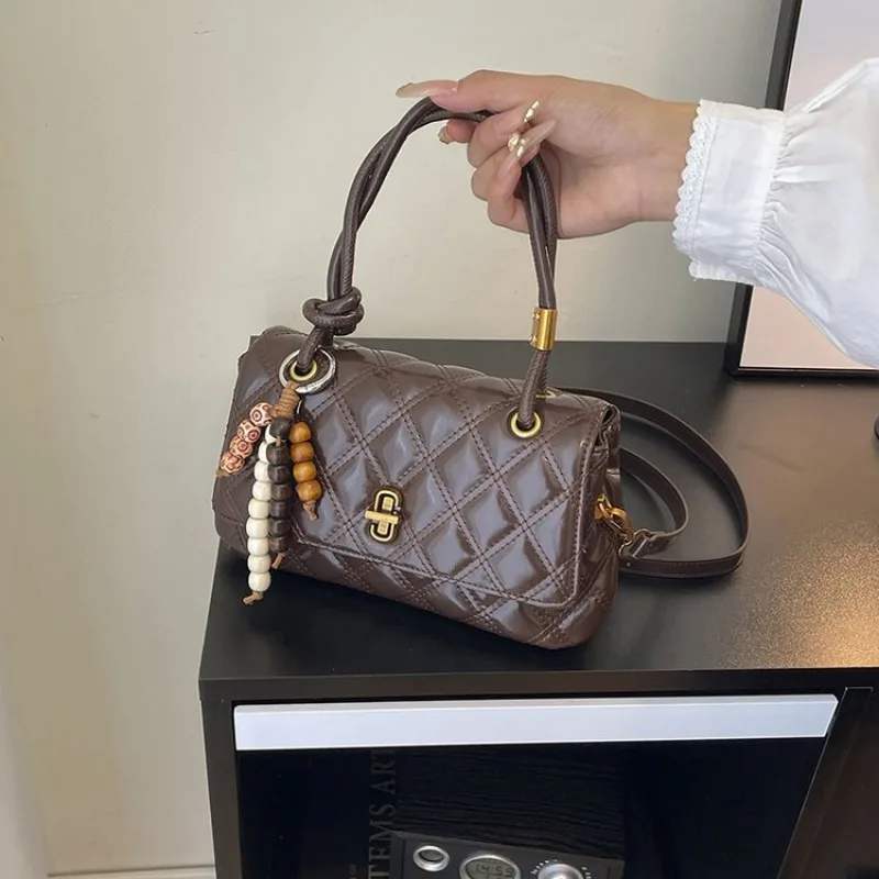 

Diaper Bag Unique Minimalist Leather Purse Luxury Designer Crossbody Tote For Women Elegant Stylish Large Capacity