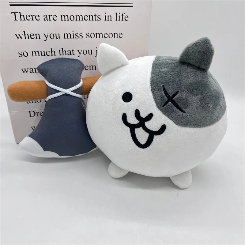 Boneca de pelúcia para gatos de batalha infantil Nyanko Great War Stuffed Toy pelúcia gatinho macio, figuras dos desenhos animados para fãs,