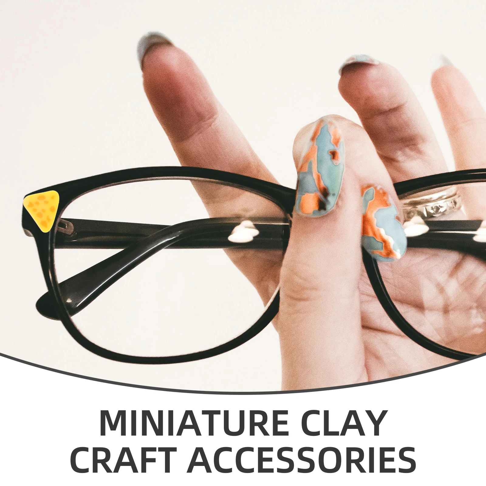 

100 Pcs Cheese Mushroom Clay Slices Charms for Bracelet Making Craft Accessories Embellishments Crafting