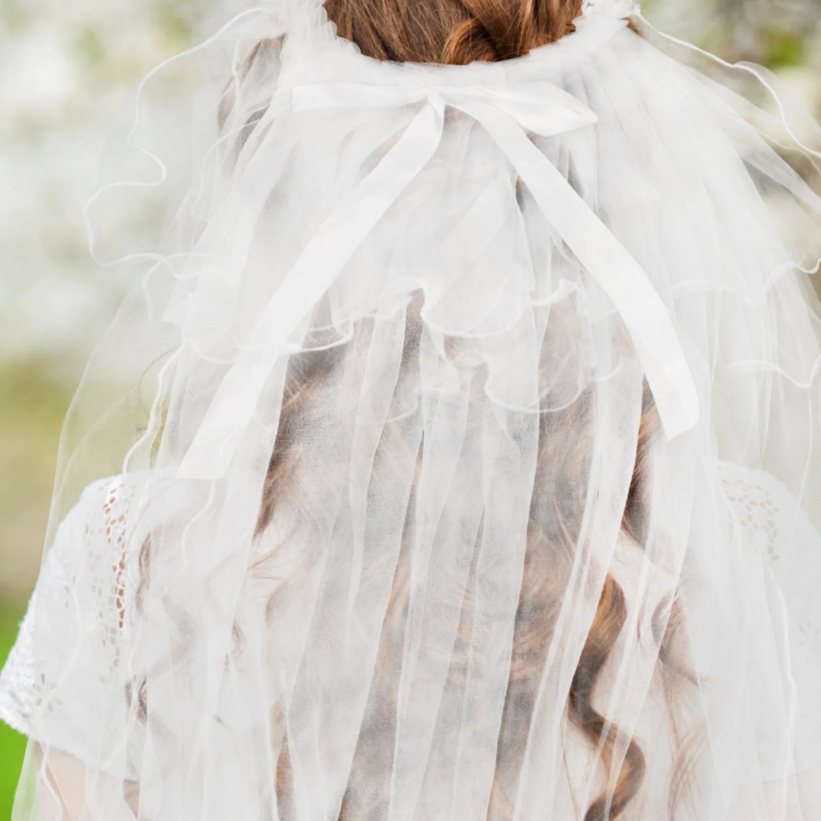 

1pc 'S Floral Headband Veil Garland Headdress For Wedding Party Travel Photography Flower Crown Hair Accessory