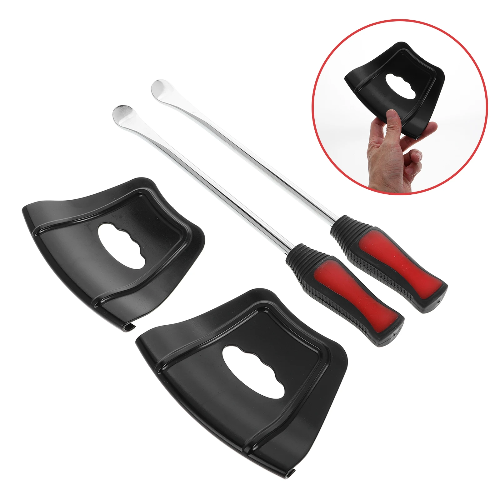 

Motorcycle Tire Rim Protector Durable Lightweight For Bike ATV Cruzetas Spoons Lever Tool Kit Valve Stem Extenders Pressure