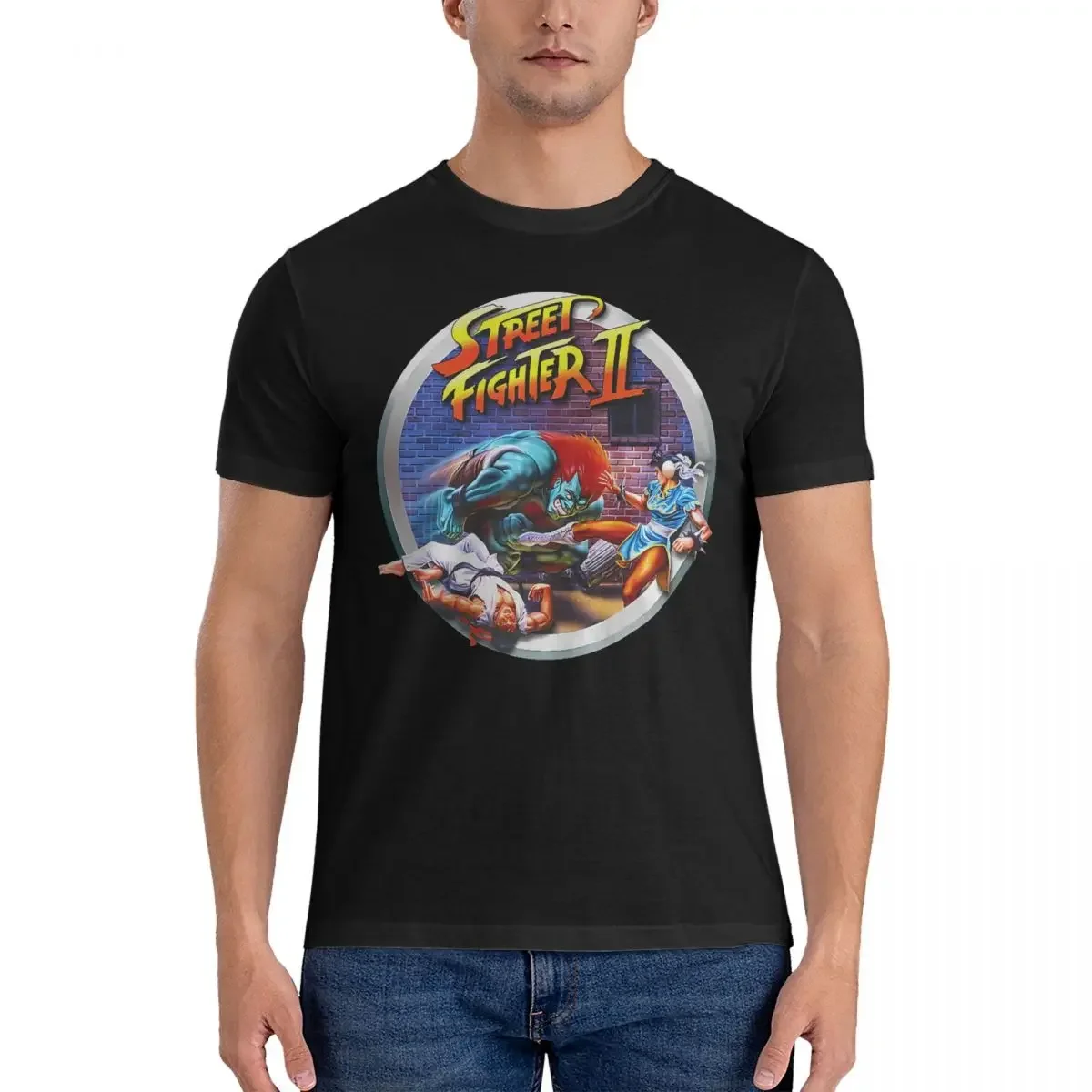 

Футболка мужская с коротким рукавом и круглым вырезом, 100% хлопок, размеры до 5XL