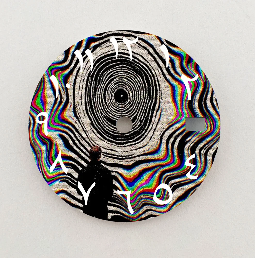 NH35 Dial 3D Pola Kreatif Dial 28.5Mm Angka Arab Dial NH36 Dial Cocok NH35/36 Gerakan Jam Tangan Pengganti Suku Cadang LOGO DIY