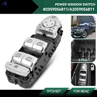 2229056800 Interruptor de ventanilla principal eléctrico compatible con Benz Clase C W205 S205 C180 C200 C220 C250 C300 C450 Clase E W213 W222