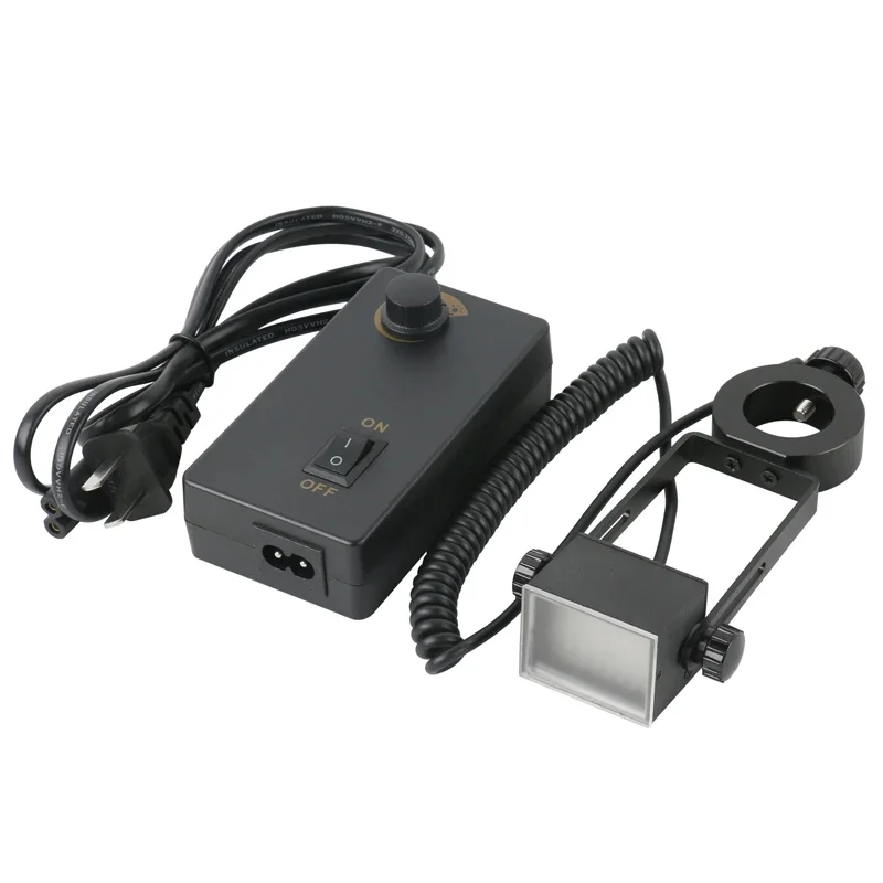 Microscópio Led Anel Inclinado Ajustável Luz Lâmpada de Incidence Oblíqua 25 mm 32 mm para Iluminação de Microscópio Estéreo