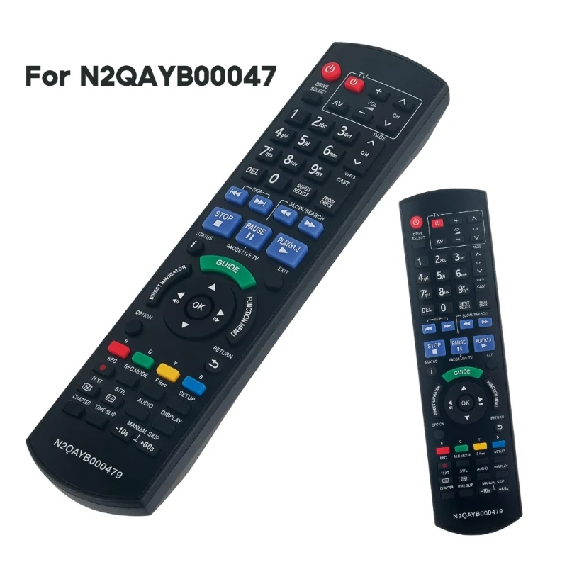 Replacement Remote Control N2QAYB000479 for DMRXW480 DMR-XW480 DMRXW380 DMRXW385 DMRXW390 DMR-XW390GL DMRXW385GL