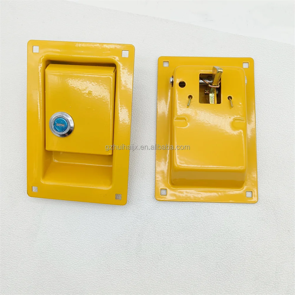 Right side Door Latch lock panel lock 14508850 Cab Side door Handle  For EC160B excavator parts 14508850 Side Door Lock