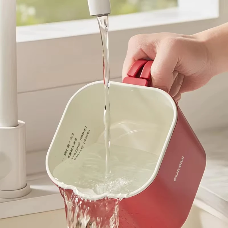 1500ML Opvouwbare Waterkoker Reizen Verwarming Cup Split-type Waterkokers Draagbare Kookpot Verstelbare Temperatuur Waterkoker 220V