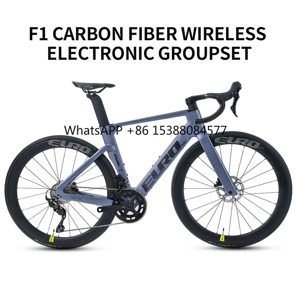 

F1 Carbon Fiber Road Bike 24 Speed Wireless Electronic Shifting Competition Bicycle Student Adult Commuting Bicycle 700C 28C