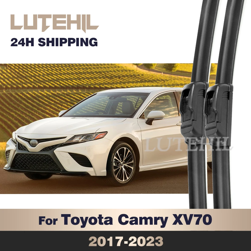 

Стеклоочиститель LUTEHIL для Toyota Camry XV70 LE TRD SX 2017-2023, щетки переднего стеклоочистителя, щетка для лобового стекла 26 "+ 20"