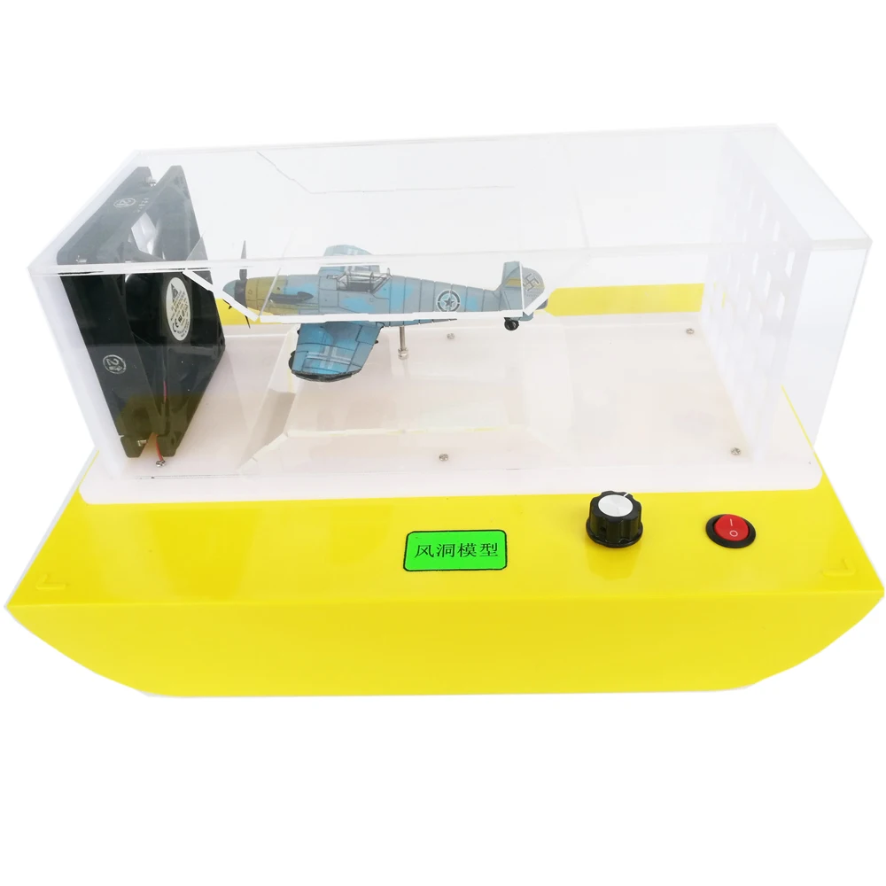 FOR HSSC-040 School science museum exhibits School Science center equipment desk top Aircraft wind tunnel model