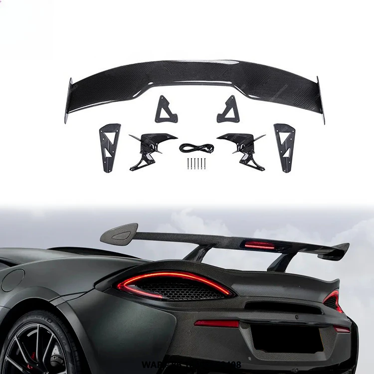 High Quality Carbon Fiber Rear Spoiler for Mclaren 540c 570s  Upgrade M Style Rear Trunk Tail Wing