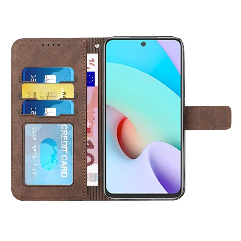 Matte Leather Wallet Case for Redmi Note 12 12 Pro redmi note 12s redmi note 11 note 10 pro 9 pro Redmi 12 12C 10 9 Poco X5 Pro